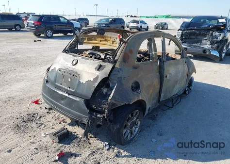 2017 Fiat 500C Pop z USA, uszkodzony, nr VIN 3C3CFFLR5HT569678